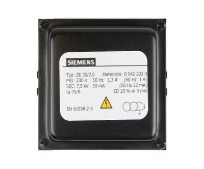Трансформатор поджига SIEMENS ZE 30/7,5 00422030 : 13016672, 0089133
