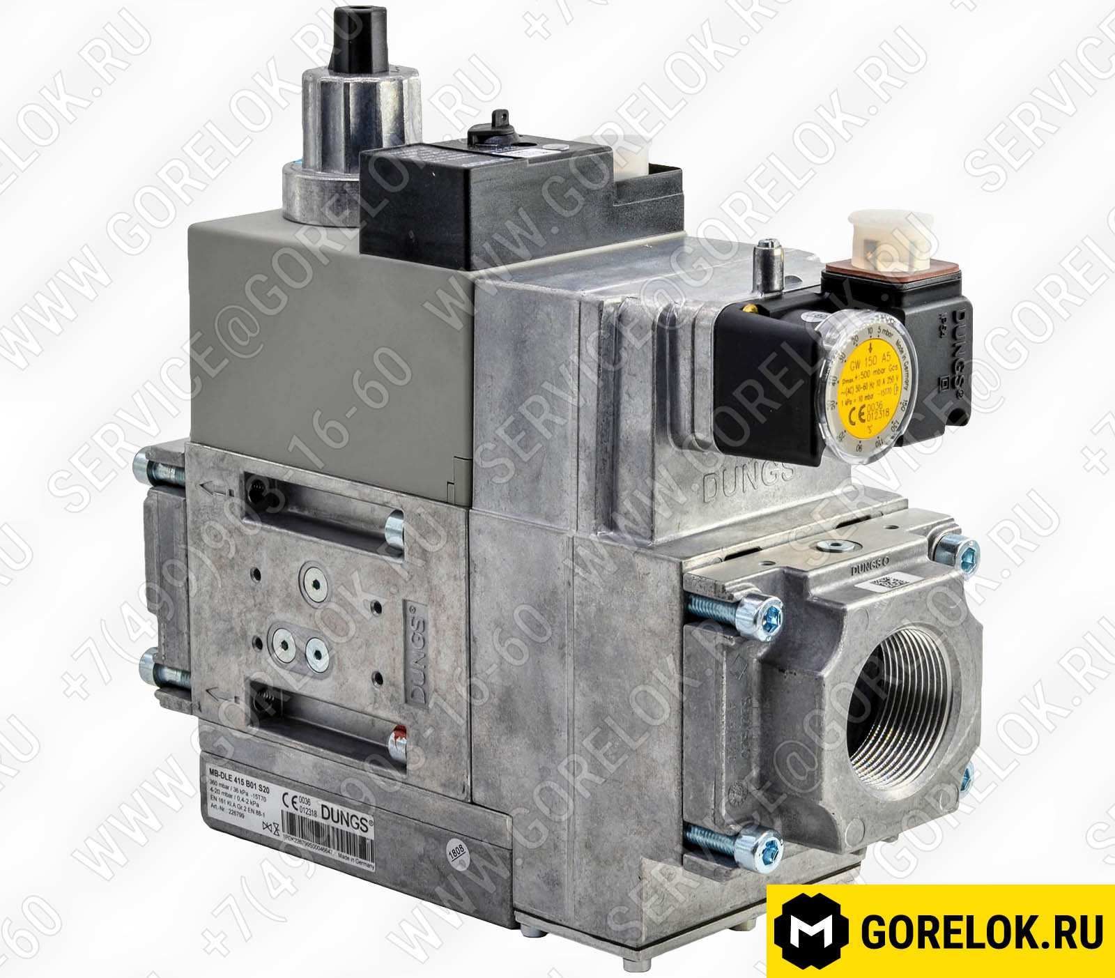65323609 MB-DLE 415 B01 S20 Одноступенчатый газовый клапан ECOFLAM