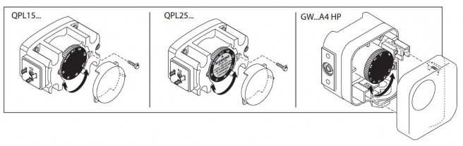 Реле давления газа, тип QPL, GW…A4 HP для более высокого давления в WK80
