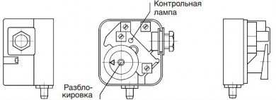 Реле давления газа WEISHAUPT тип ÜB и NB